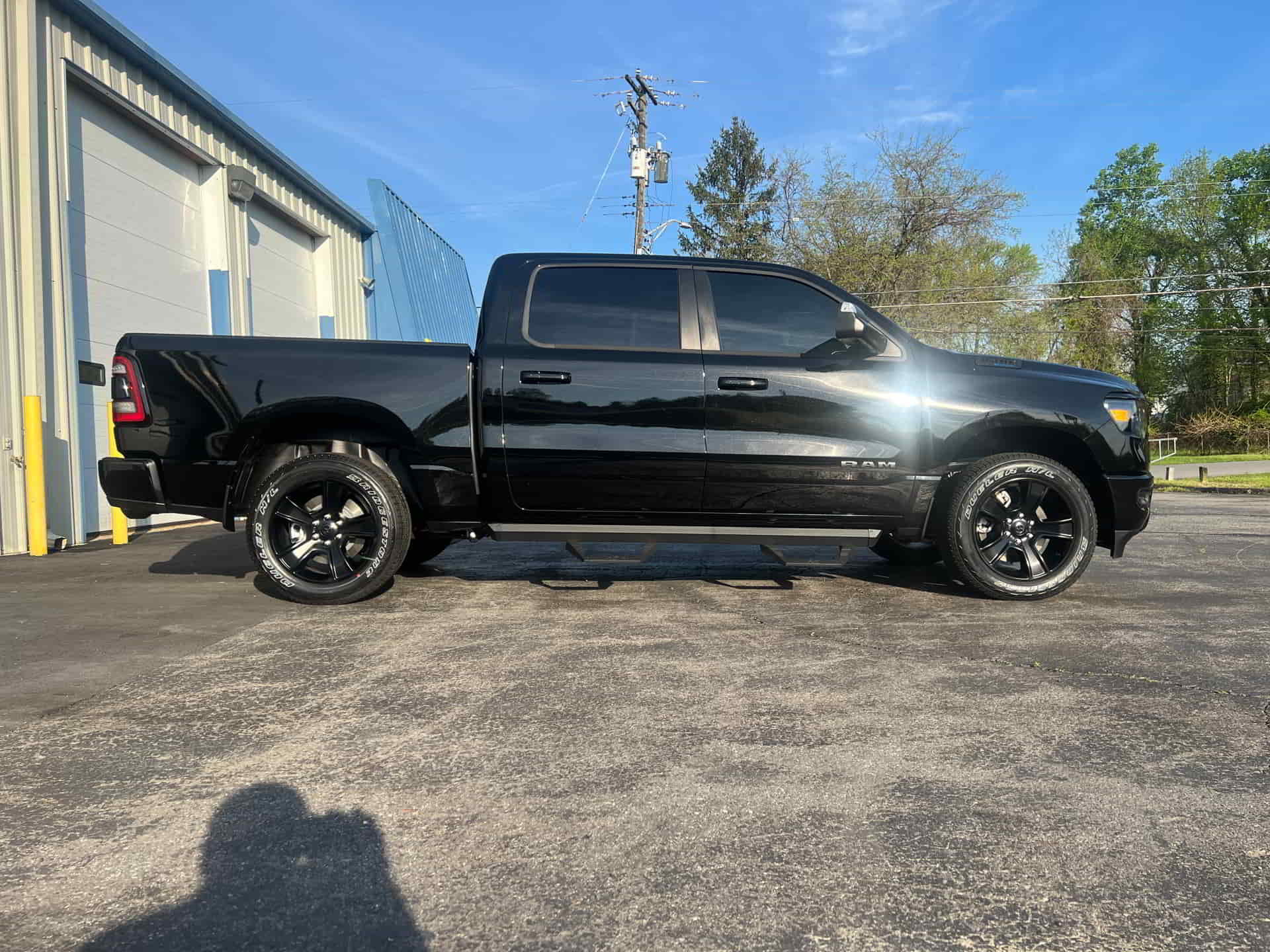 black pickup truck car detailing dynamic detailing & tint odenton md